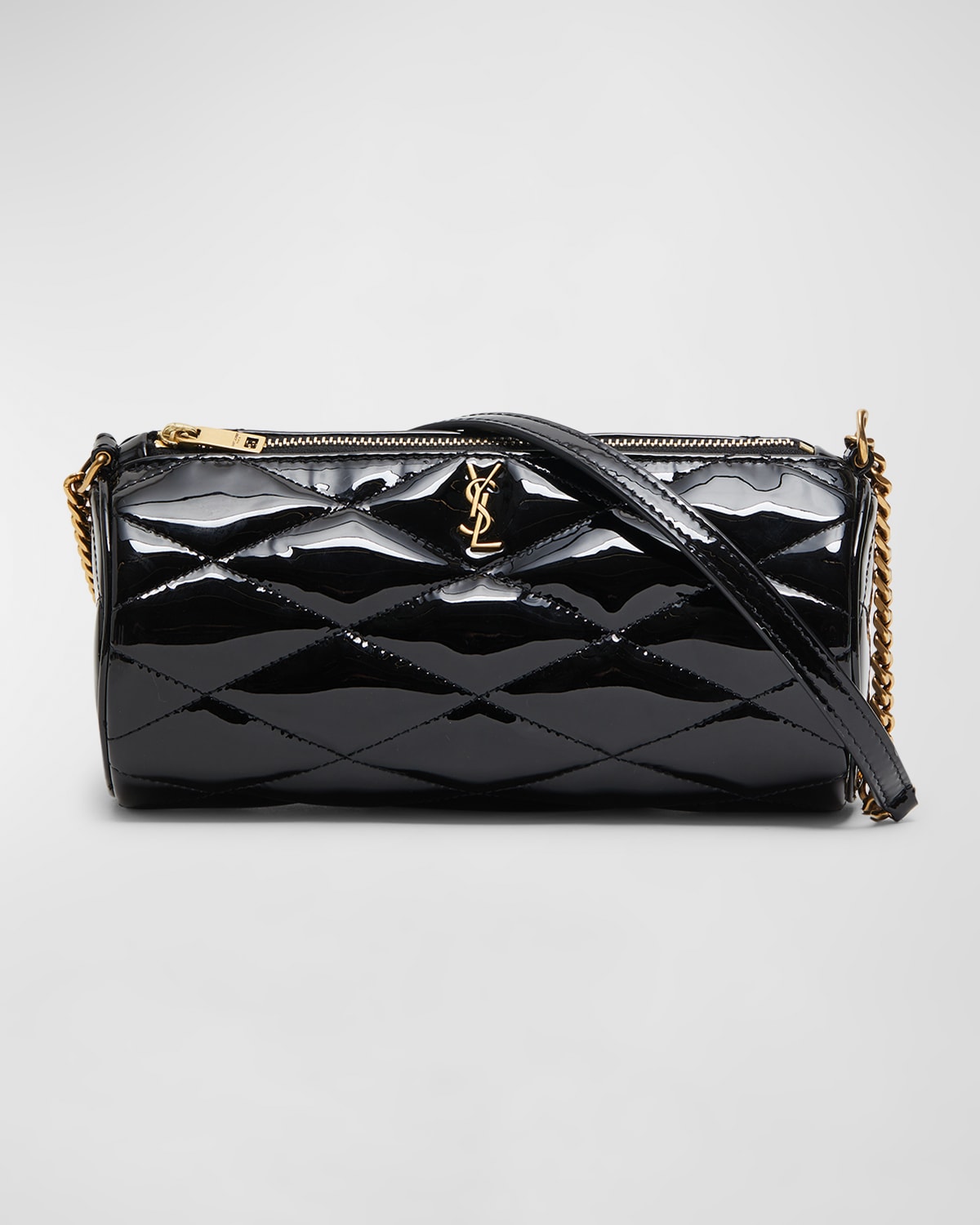 Sade Mini YSL Tube Patent Shoulder Bag
