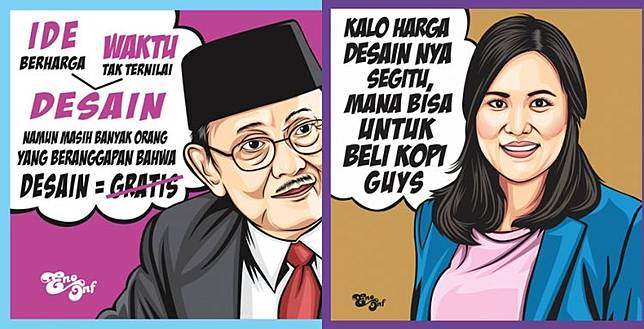 10 Ilustrasi Bela Profesi Desain  Grafis  Ini Kocak 