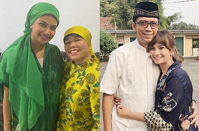 Vanessa Angel, Doddy Sudrajat, dan ibu Bibi. (Instagram/@dewizuhriati/@dodysoedrajat_1)