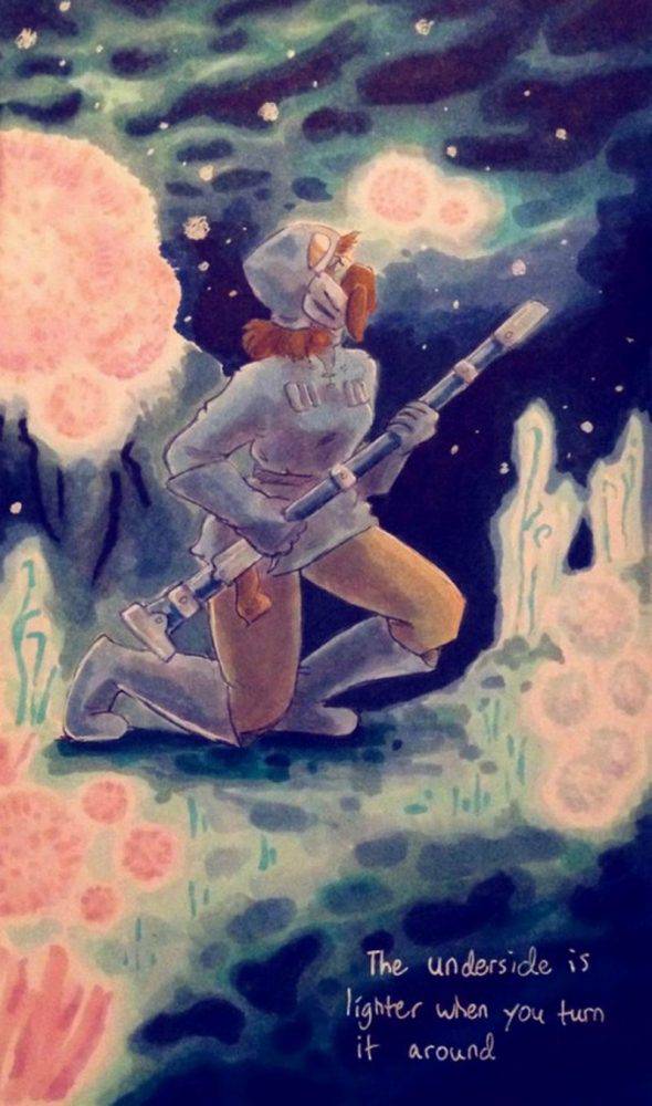 Wow, Karya Seni Bertema Ghibli Ini Dibuat Menggunakan Spidol Berwarna!