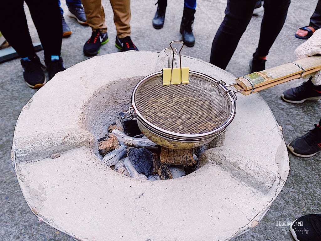 嘉義梅山精緻旅遊 井頂咖啡 快失傳的無電力烘豆體驗DIY