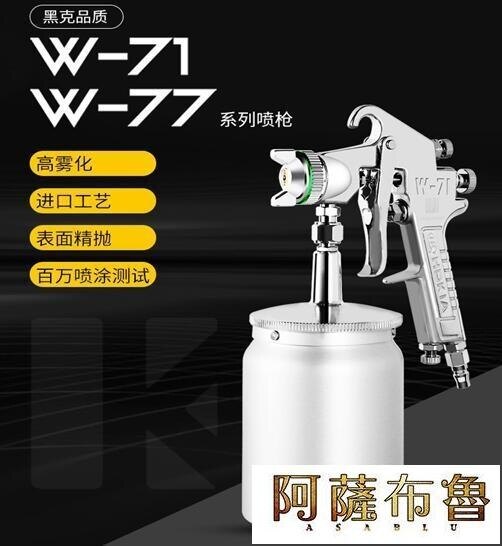 噴漆槍 德國黑克W-71W-77氣動汽車油漆噴槍噴漆高霧化小型乳膠漆油漆涂料 MKS暖心生活館