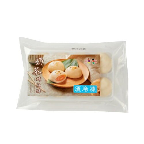 大興吉奶茶烤麻糬200G/盒【愛買冷凍】