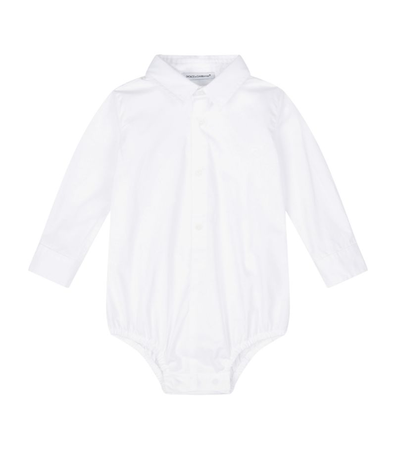 Start their sartorial story early with this adorable bodysuit from Dolce & amp, Gabbana, inspired by