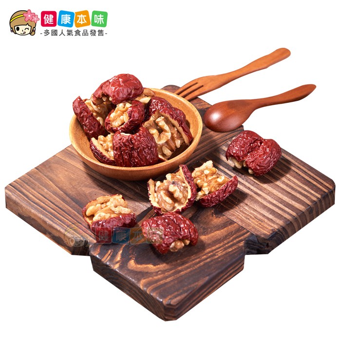 嚴選紅棗核桃小包裝100g 健康本味