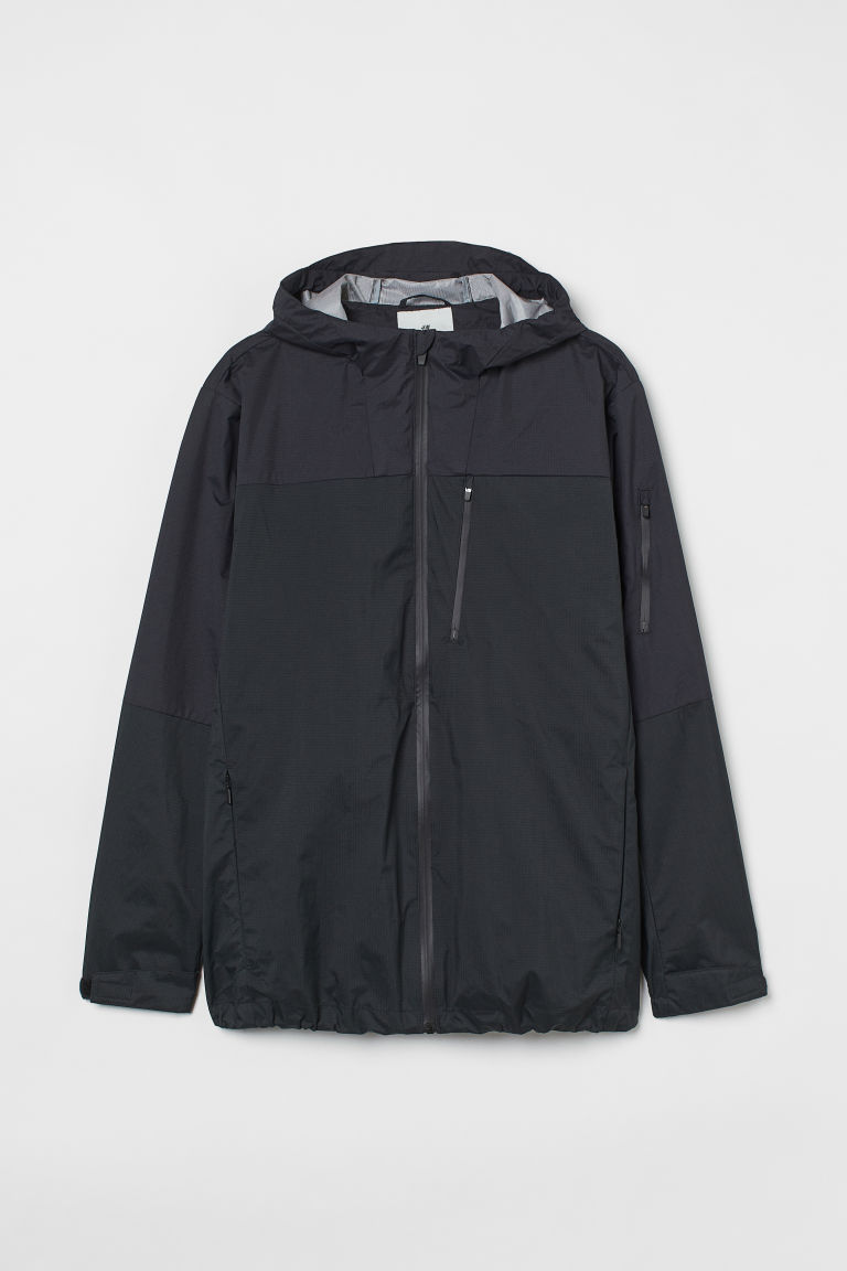 H & M - 防潑水外套 - 黑色