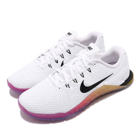品牌: NIKE型號: CD3128-107品名: Wmns NIke Metcon 4 XD特點: 跑鞋 跑步 健身房 有氧 果凍底 白 彩