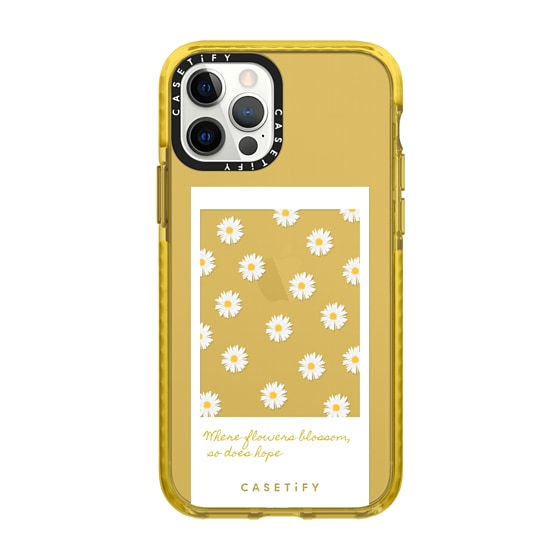 CASETiFY iPhone 12 Pro Impact Case - Daisies