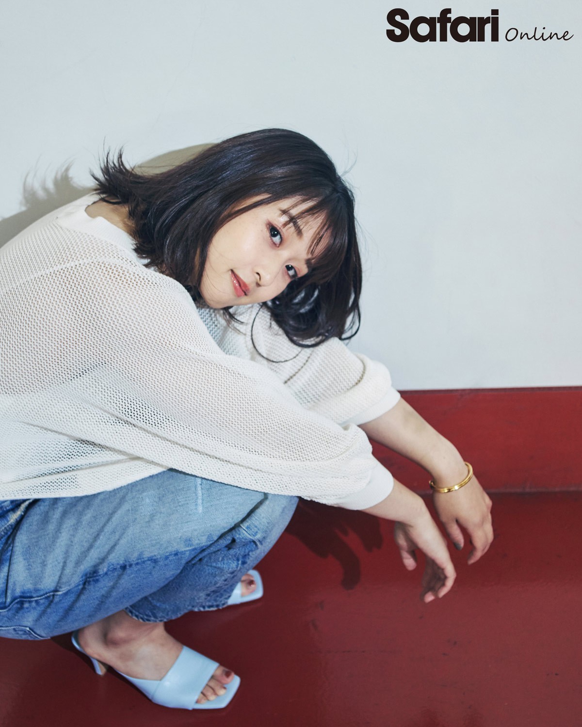 美女アスリートとデニムアイスホッケー【山下 光】の熱いプレイとはウラハラなファッションとは？（Safari Online）