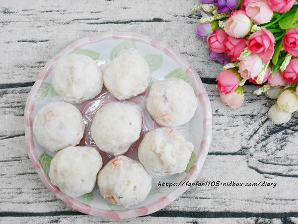 宅配海鮮【鮮綠生活】#起司特級蝦捲 #台南饕客級虱目魚肚 #大草蝦 #海金鑽府城蝦捲 #蝦枝花丸 (12).JPG