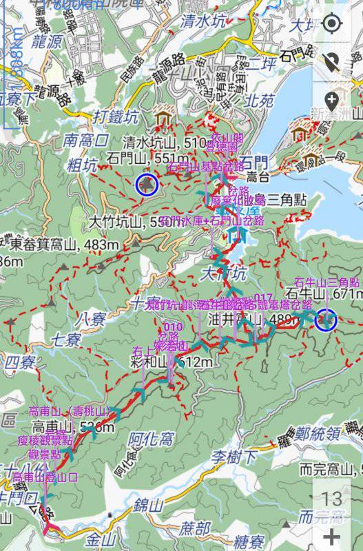 21 008 關西郊山縱走系列一高甫山 彩和山 油井窩山 石牛山連稜縱走 健行筆記 Line Today