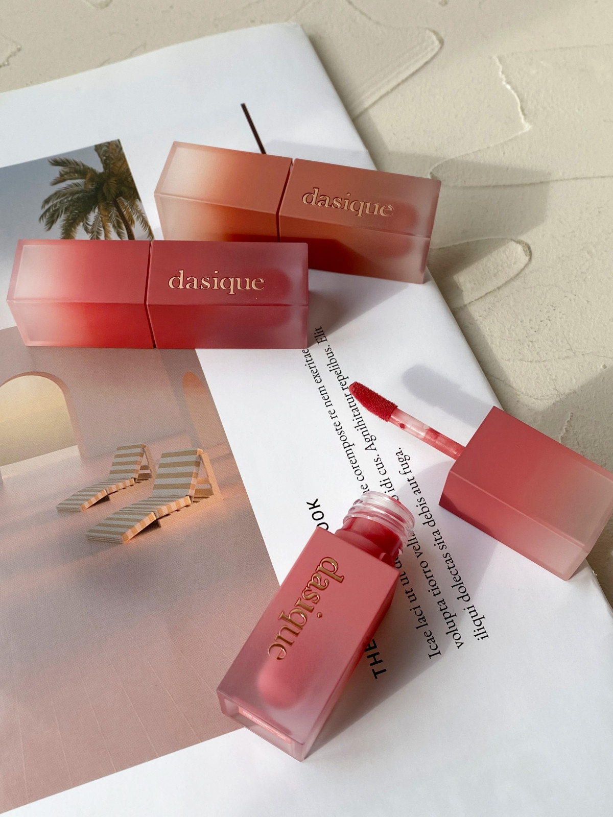 dasique 奶油玫瑰唇釉，NT540