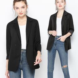 ◎*新款上市|◎*L-5XL可選|◎*此為預購商品,5-10個工作天出貨,若遇工廠斷貨,將一律取消訂單商品名稱:22091黑色短版小外套品牌:麗質達人品牌定位:流行品牌款式:西裝外套適穿性別:女生顏色