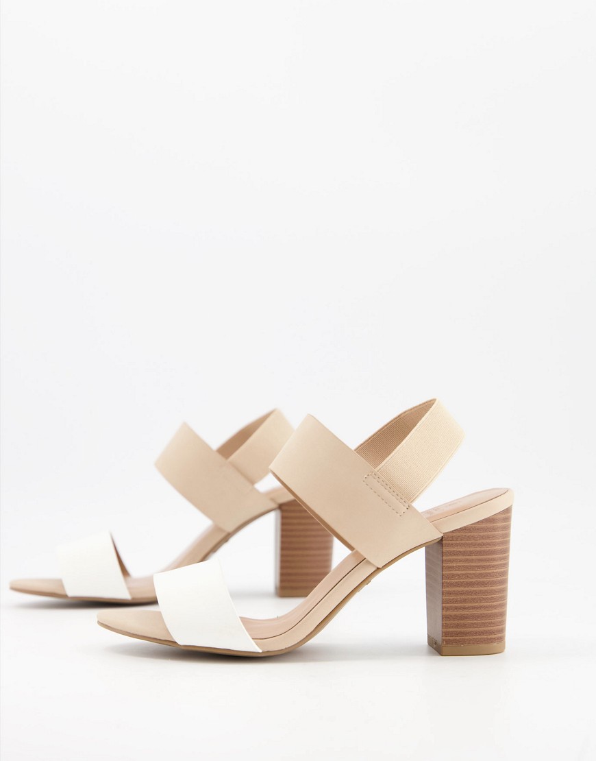 Sandals by Call It Spring Level up Elasticated slingback strap Colour-block straps Open toe Slim sol