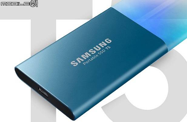 64層nand導入samsung推出portable Ssd T5 Type C行動固態硬碟