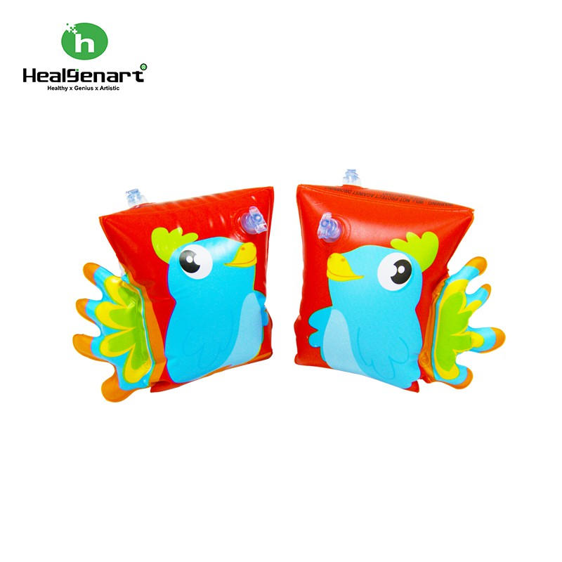 【Healgenart】可愛動物兒童手臂助浮圈 恐龍 鸚鵡 bestway 親子安心戲水