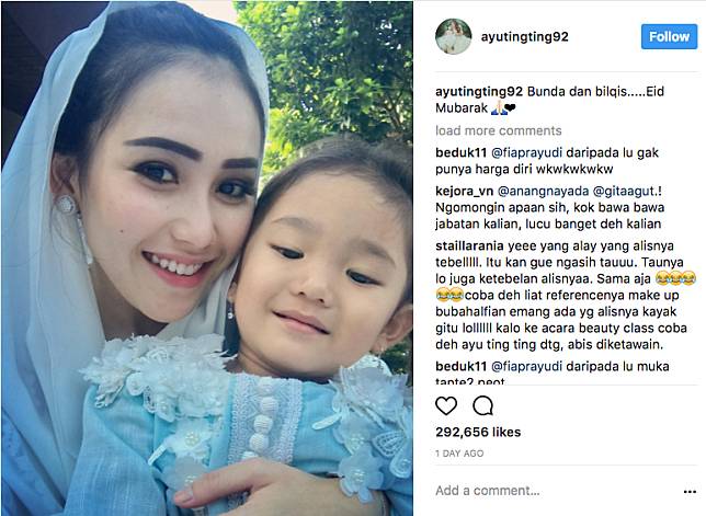 Gaya Lucu 5 Anak Selebriti di Hari Lebaran 2017