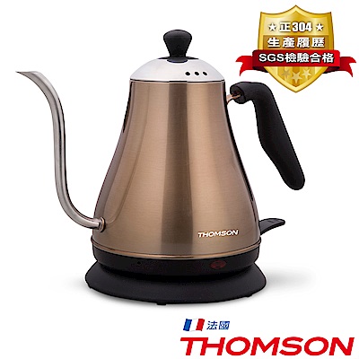 1000W快速加熱細口壺嘴設計三重安全保護裝置304不鏽鋼內膽底盤電源線繞線裝置