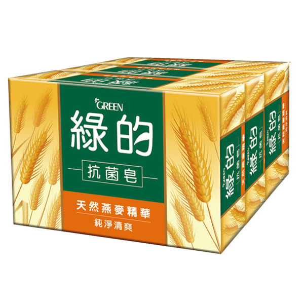 (六入組) 抗菌皂-純淨清爽(100g*3入組) x6組 綠的GREEN