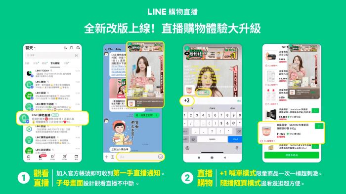 LINE購物推全新改版「直播購物平台」， 活動同步開跑預計送出總價值超過 LINE POINTS 2,000萬點！