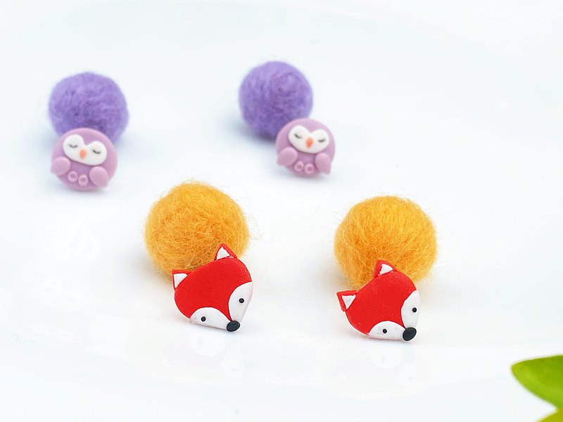 軟陶揑製，用不同黏土混色而成，經過烤制，塑形，手工裝配，非常適合喜歡手工製作風格獨特的你