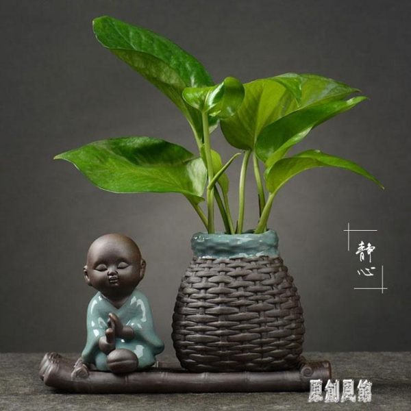 綠蘿水培花瓶 水養植物器皿容器鮮花插花盆器家居客廳裝飾品小擺件 zh937【原創風館】