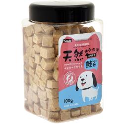 ◎100%韓國製造進口，以冷凍乾燥技術，將食材溫度迅速降到-40℃，保留食物完整營養價值，鮭魚富含Omega-3、DHA、維生素A.B.E.D，是營養健康、適口性佳的點心。|◎|◎品牌:無類型:肉製類