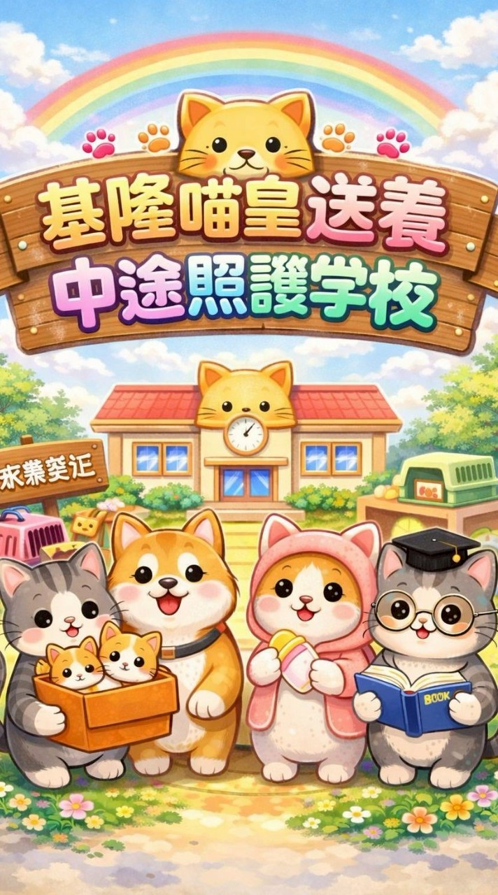 喵皇送養中途學校