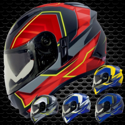 防撞泡棉：耳襯弧度符合人體工學 抗菌奈米內襯：新機能性超細纖維 空氣導流系統：安全帽內空氣對流 具耐洗，自然乾燥，保持長期使用 附內墨鏡雙鏡片版本，安全又帥氣