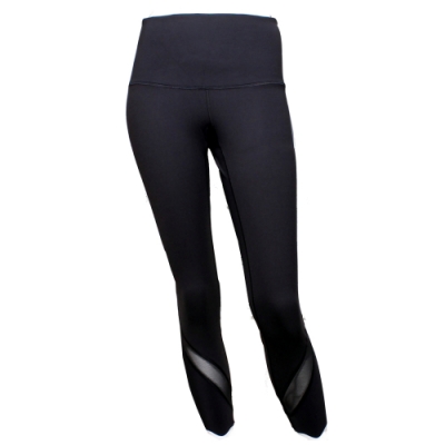 【lululemon】Wunder Under HR Crop Sclp高腰瑜珈運動褲/黑(LW6BANS BLK)