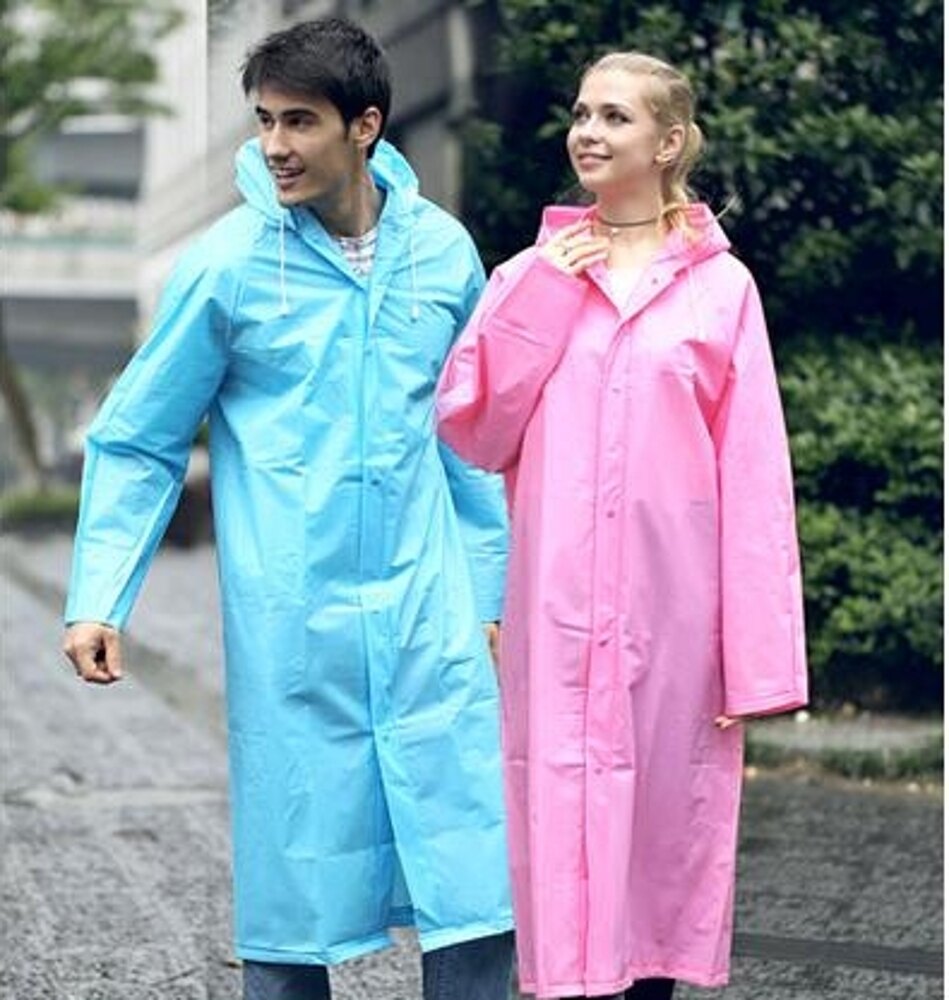 成人戶外徒步雨衣連身透明男女旅游EVA環保時尚長款yuyi雨披 韓慕精品