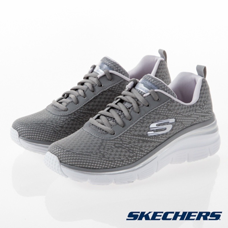【SKECHERS】女 / 休閒系列 FASHION FIT - 12719GYLV - 銀灰色 - 原價2890元