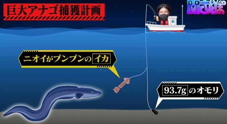 東京湾のアナコンダ Mr 都市伝説 関暁夫が巨大アナゴ捕獲に挑む 関さんぽ