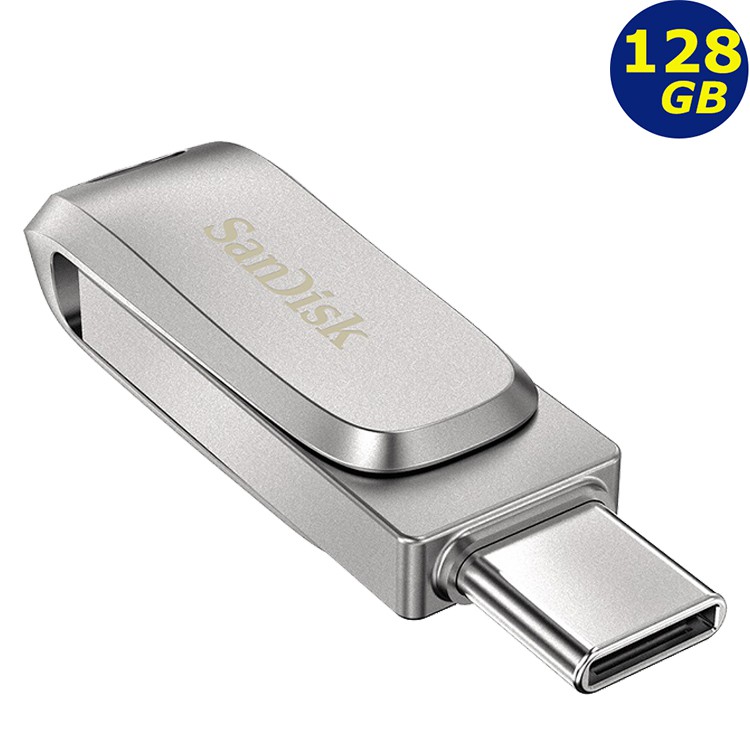 全金屬 SanDisk Ultra Luxe 雙用隨身碟能夠滿足您在 USB Type-C 智慧型手機、平板和 Mac 與 USB Type-A 電腦之間輕鬆轉移檔案的需求。2 現在您可以拍攝更多相片