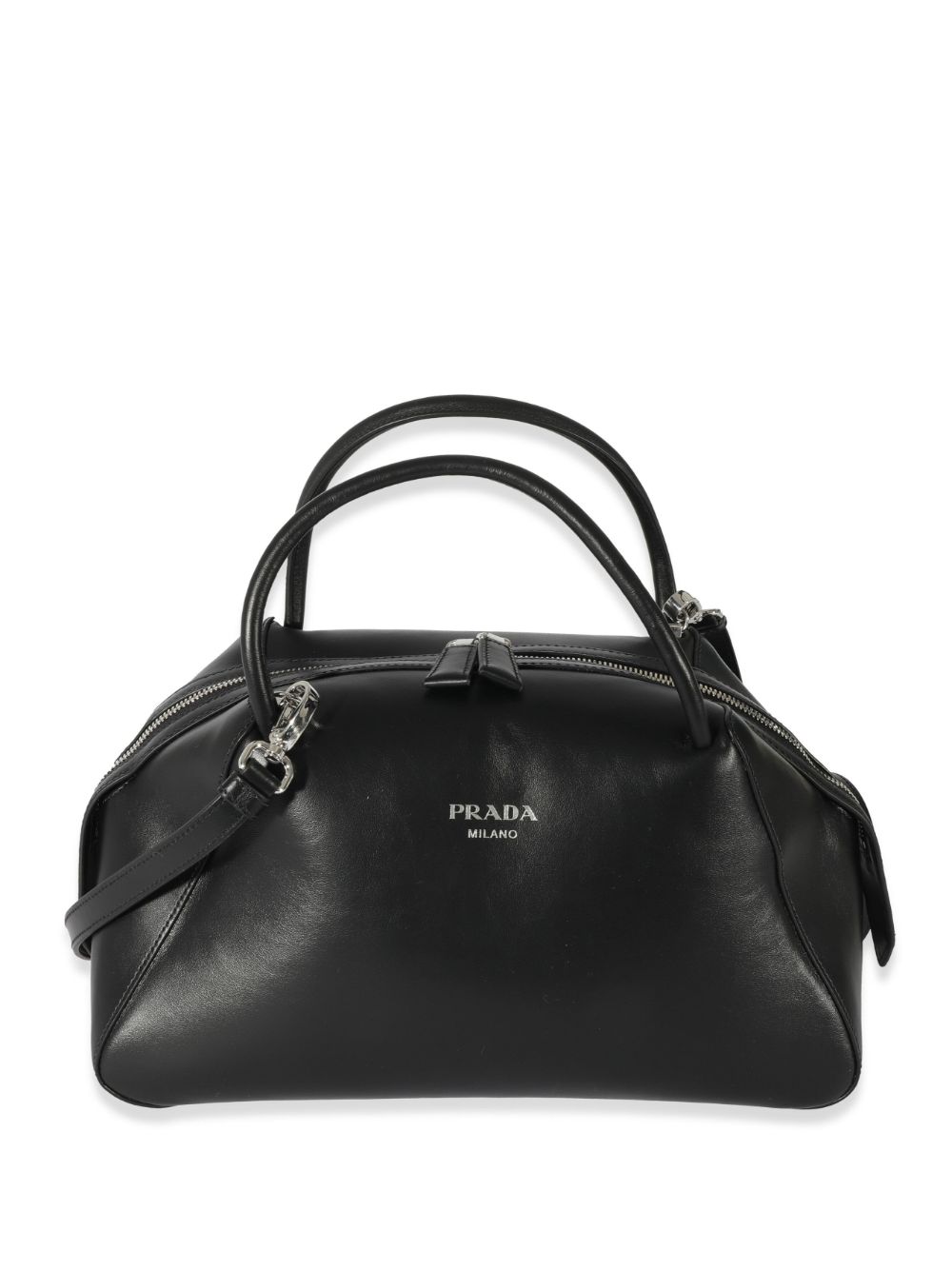 Prada Pre-Owned - Supernova leather tote bag - women - Leather - One Size - Black