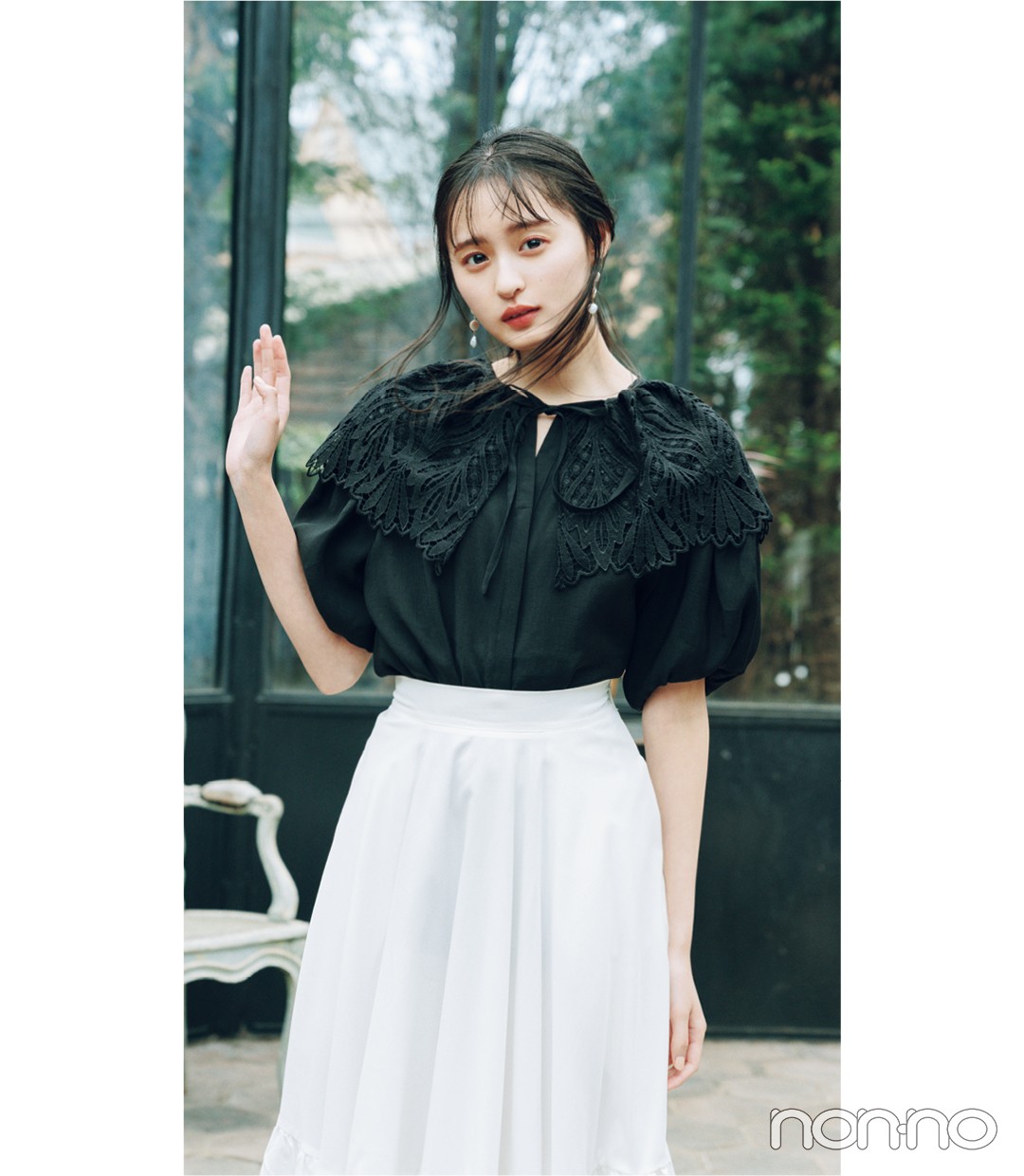 大人気リバイバル】スカラップ刺繍ブラウス | La boutique BonBon(ラブ