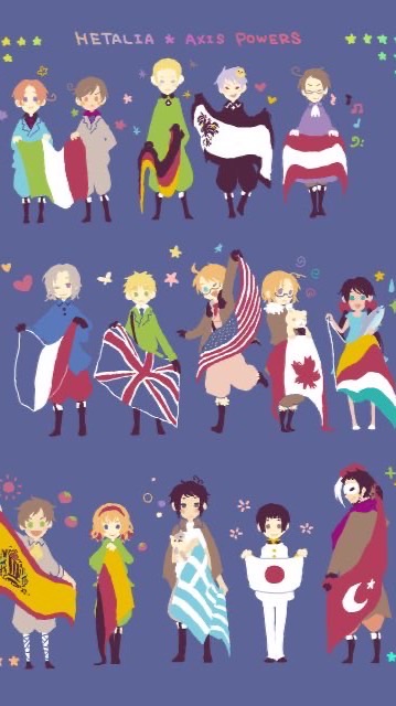 全キャラ制覇せよ‼️‼️ヘタリアはんぺんなり‼️///過疎消し！皆さん今までありがとうございました！！