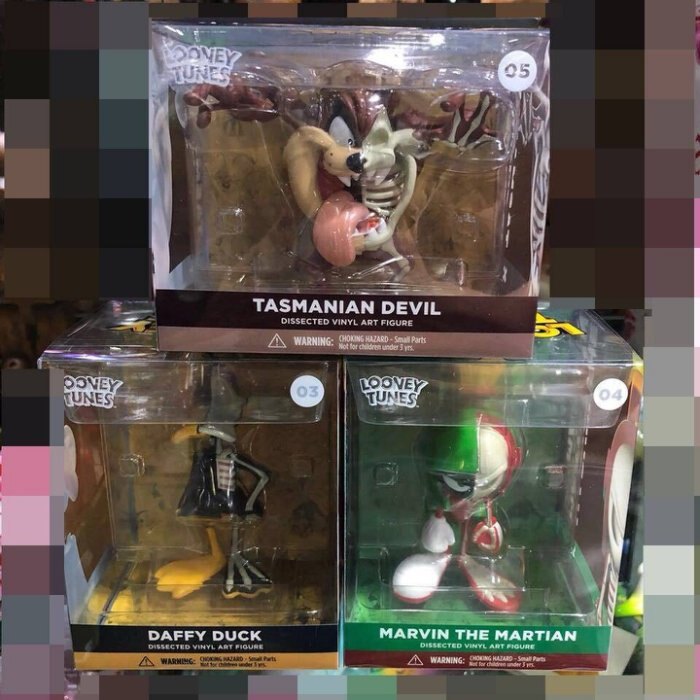 BEETLE XXRAY JASON FREENY LOONEY TUNES 華納卡通 半剖 大嘴怪 達菲鴨 火星人馬文