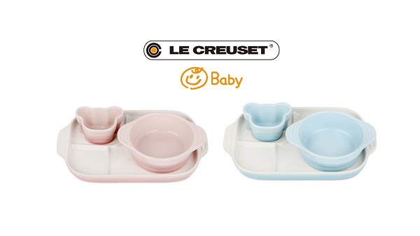 超級口愛的法國LE CREUSET 寶寶餐盤組