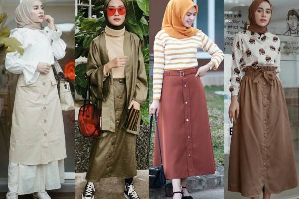 Segi Empat Style Hijab Remaja Kekinian 2019