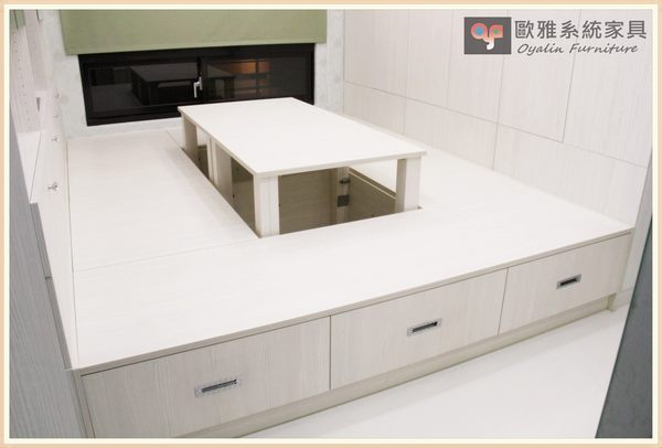 【歐雅系統家具】系統家具 系統收納櫃 系統櫃 系統純白風格收納和室