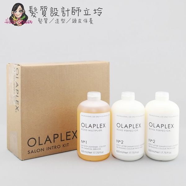 立坽『深層護髮』派力國際公司貨 OLAPLEX 1劑525ml+2劑525ml組合 歐啦 HH14