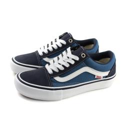 VANS Old Skool Pro Nav 休閒布鞋 帆布 藍 男女鞋 C020503 no502