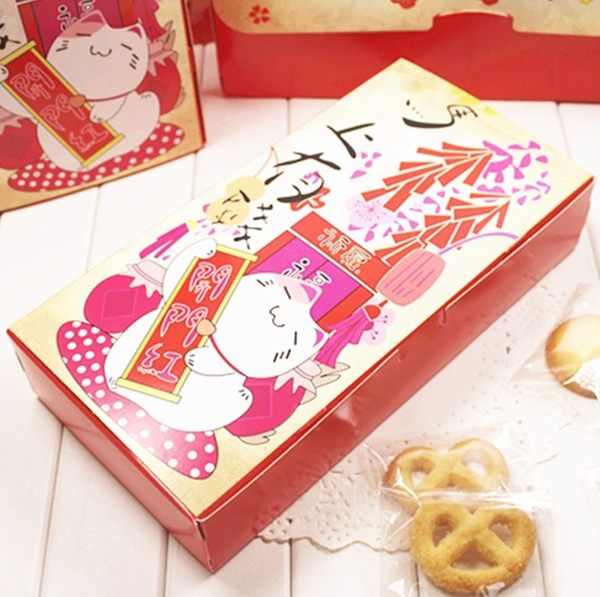 月餅包裝盒 馬上有錢招財貓*5個 可放入50g8入月餅 想購了超級小物