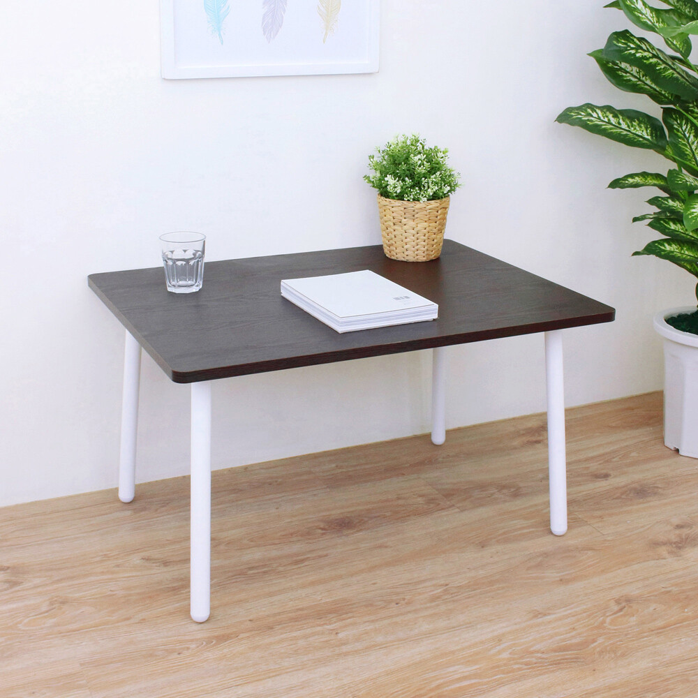 【愛家】寬80x深60x高46/公分-中型和室桌/矮腳桌/餐桌/書桌(二色可選) ◆桌面[寬80x深60公分]和室桌，桌角設計為圓弧型，無銳角更安全，讓您享受熱鬧的用餐時光！ ◆桌面板材採用高密度塑合