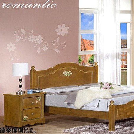 產品規格 彩繪 5尺雙人床組~(5尺雙人床 + 床頭櫃*1 + 3*7衣櫃 + 四斗櫃+ 3尺鏡台) (商品為人工丈量略有誤差，需以實際商品的尺寸為主) -----------------------