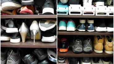 居家收納【MagicShield 神盾】 #日式四段可調鞋架 #馬卡龍四段可調彩色鞋架