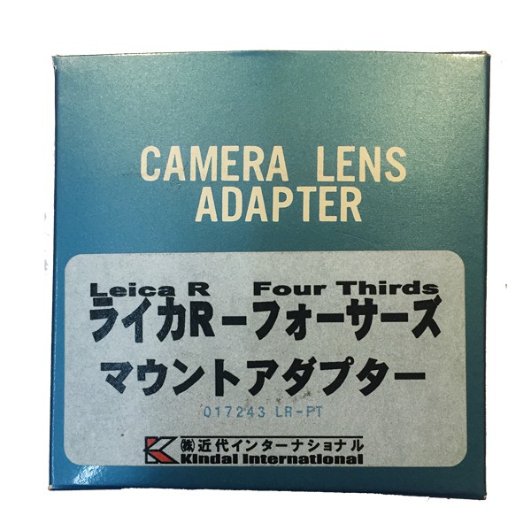 近代轉接環，日系做工超高品質廠牌：近代 Kindai International型號：Camera Lens Adapter鏡頭接環：Leica R mount機身接環： 4/3適用鏡頭：Leica 