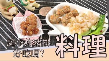 【料理】自製便當，mini 迷你 料理第五彈-蔬菜豬肉排/丸 便當。