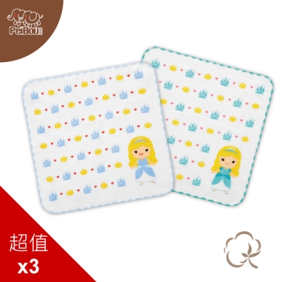 Microban抑菌保護品牌 100%純棉，不含偶氮、螢光劑 嬰幼兒口水巾或隨身手帕使用 尺寸:26x26 cm